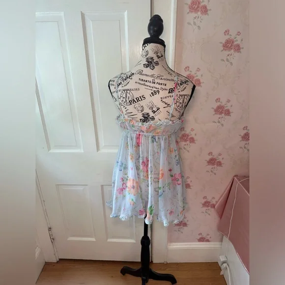 💖VICTORIA’S SECRET Y2K FLORAL BABYDOLL NIGHTIE - Picture 2 of 3